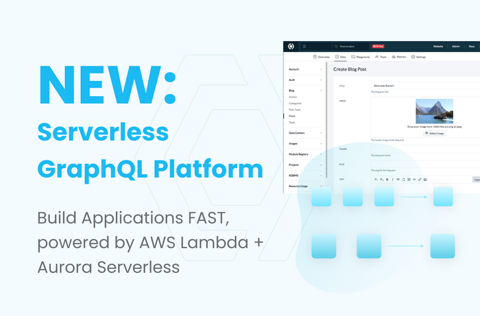 NEW: Now Serverless, Build GraphQL APIs at Scale!